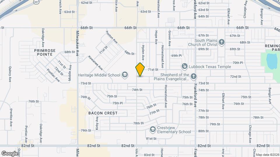 6037 72nd St Mapa y Detalles de la Ubicación