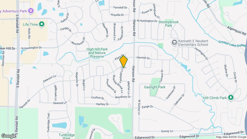 611 Fairfield Ln Map and Location Details
