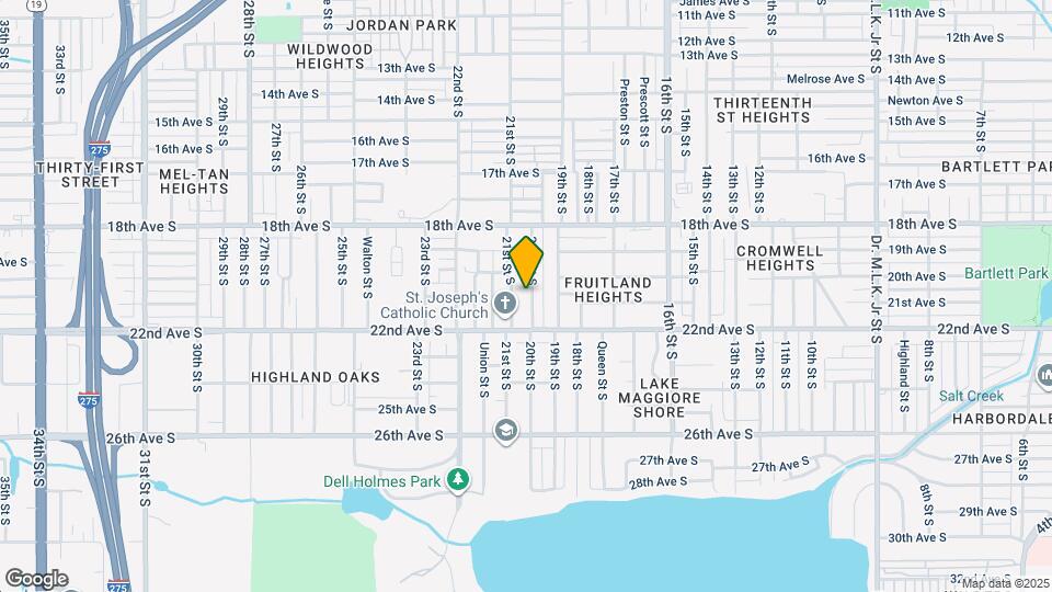 2033 20th St S Map and Location Details