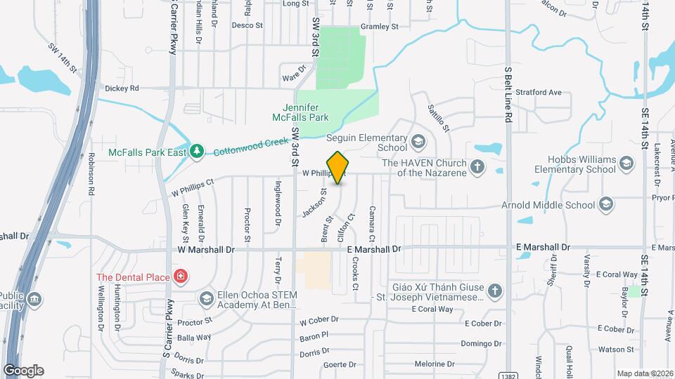 1614 Brent St Map and Location Details