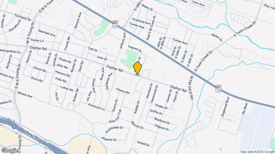 1201 Fox Creek Dr Map and Location Details