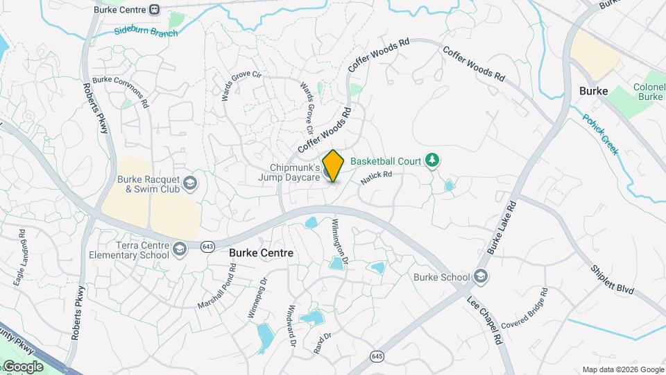 9909 Hemlock Woods Ln Map and Location Details