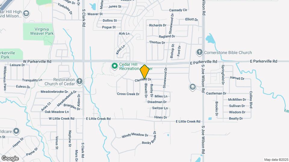 900 Blewitt Dr Map and Location Details
