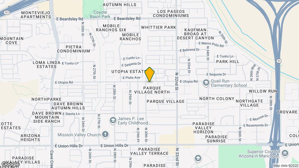 3009 E Utopia Rd Map and Location Details