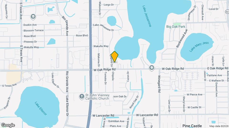 925 W Oak Ridge Rd Map and Location Details