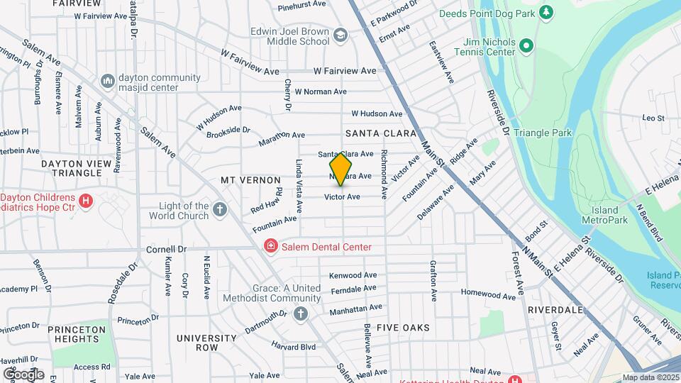 1005 Wheatley Ave Map and Location Details