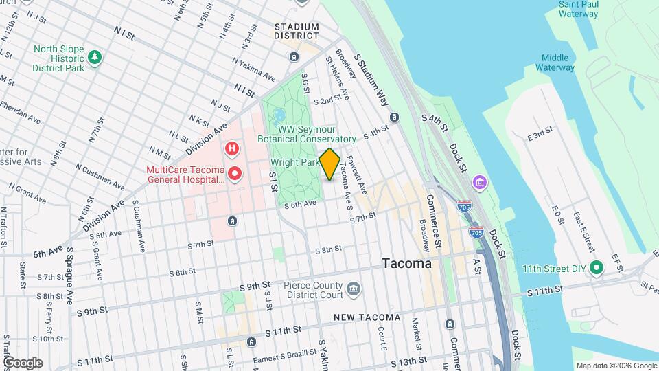 511 S G St, Unit 1 Map and Location Details