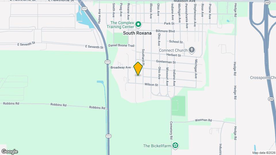 802 Sinclair Ave Map and Location Details