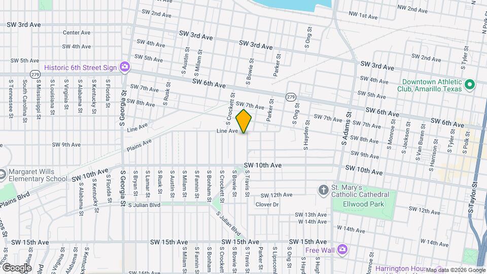 904 S Travis St Mapa y Detalles de la Ubicación