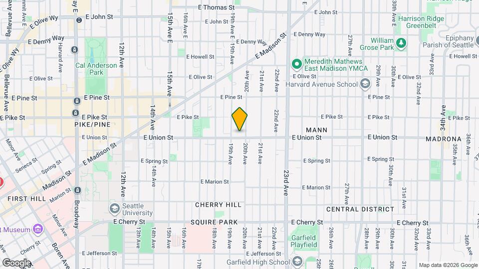 1912 E Union St Map and Location Details