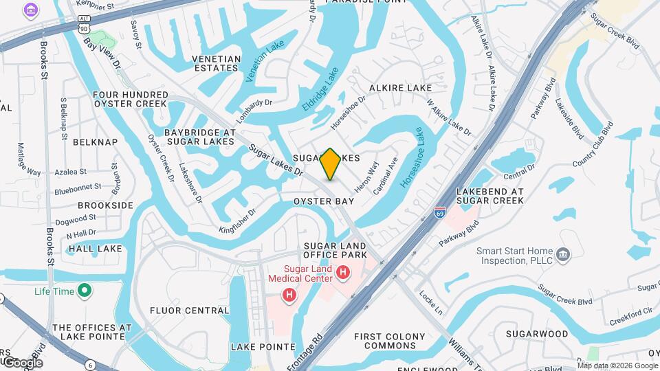 1015 Sugar Lakes Dr Map and Location Details