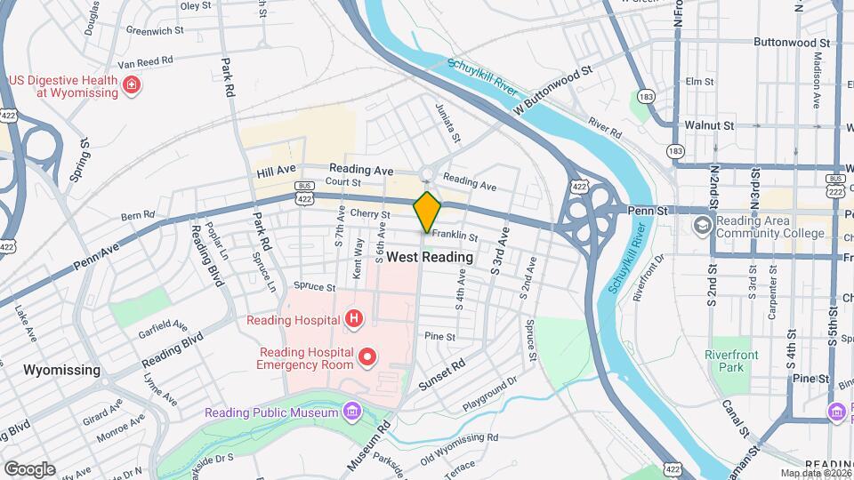 109 S 5th Ave Map and Location Details