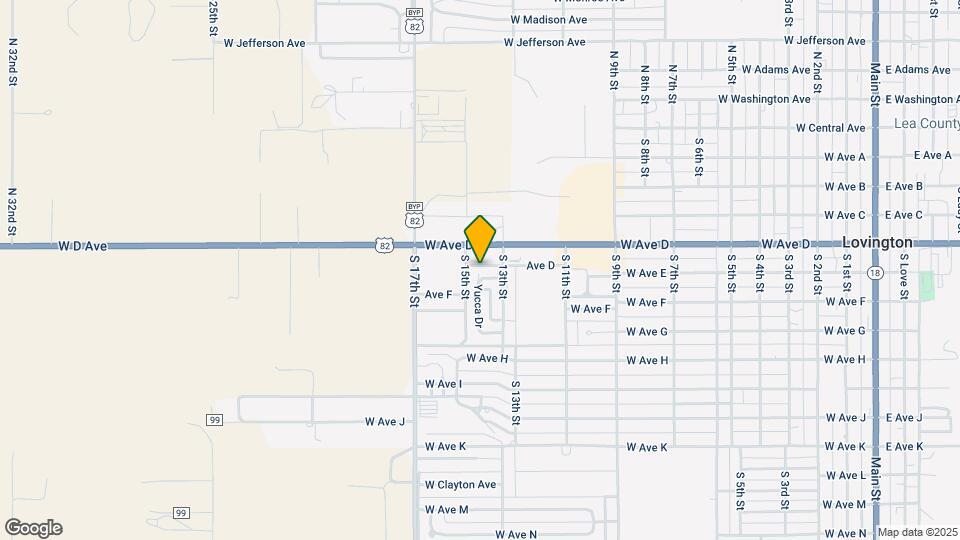 1308 Yucca Dr, Unit 2 Map and Location Details