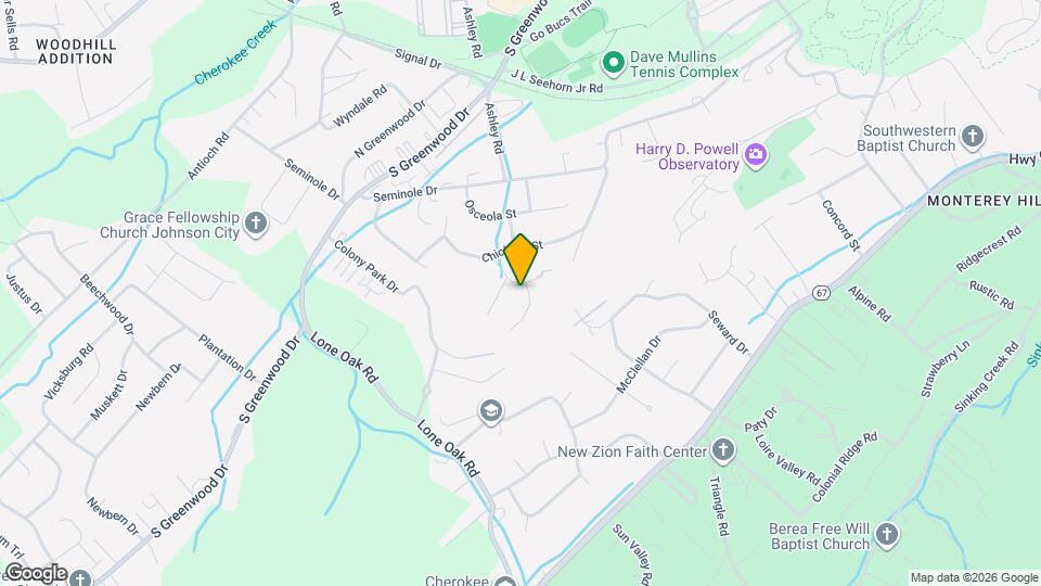 1 Tallapoosa Rd Mapa y Detalles de la Ubicación