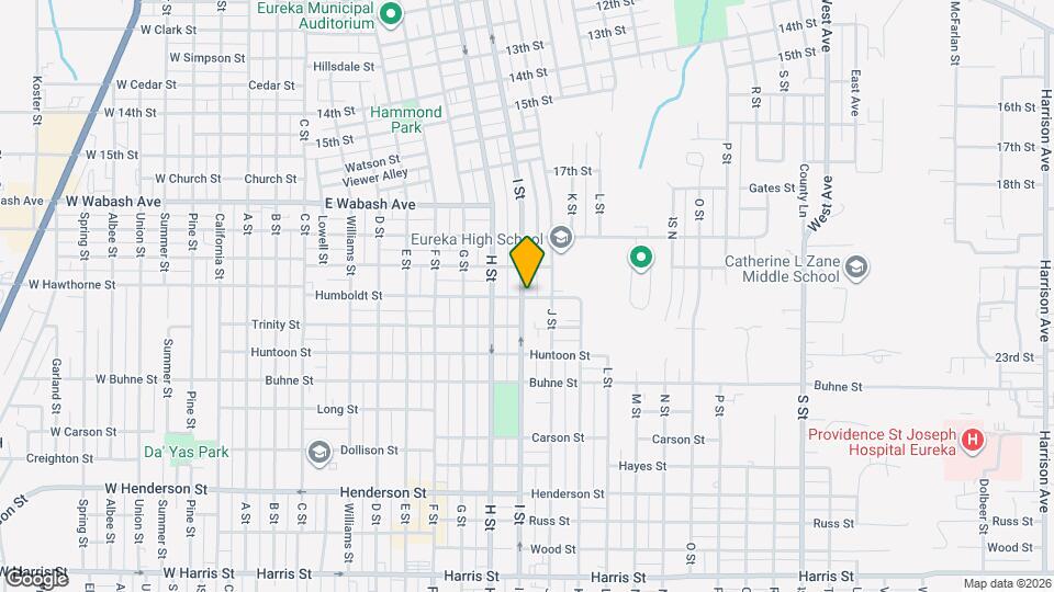 809 Humboldt St Map and Location Details