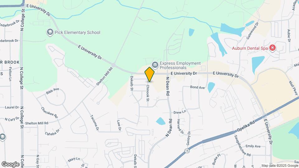 1124 Chinook St Map and Location Details