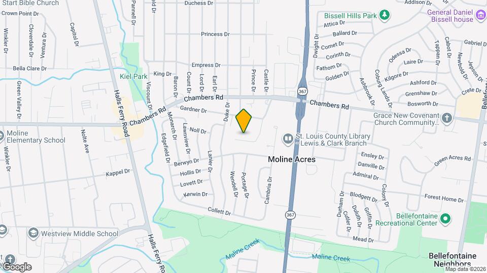 2415 Castle Dr Map and Location Details