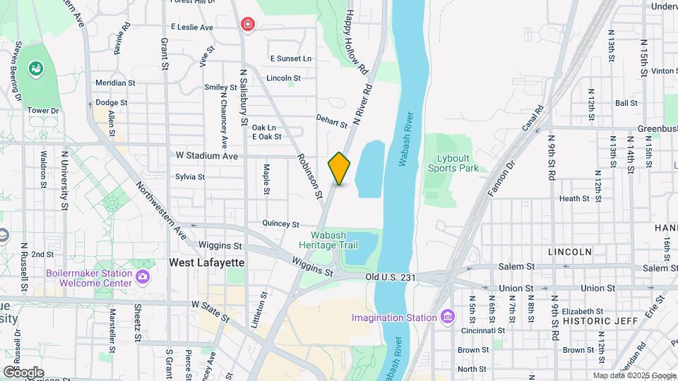 Weida Apartments – 500 N River Rd Mapa y Detalles de la Ubicación
