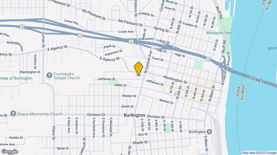 1108 Jefferson St Mapa y Detalles de la Ubicación