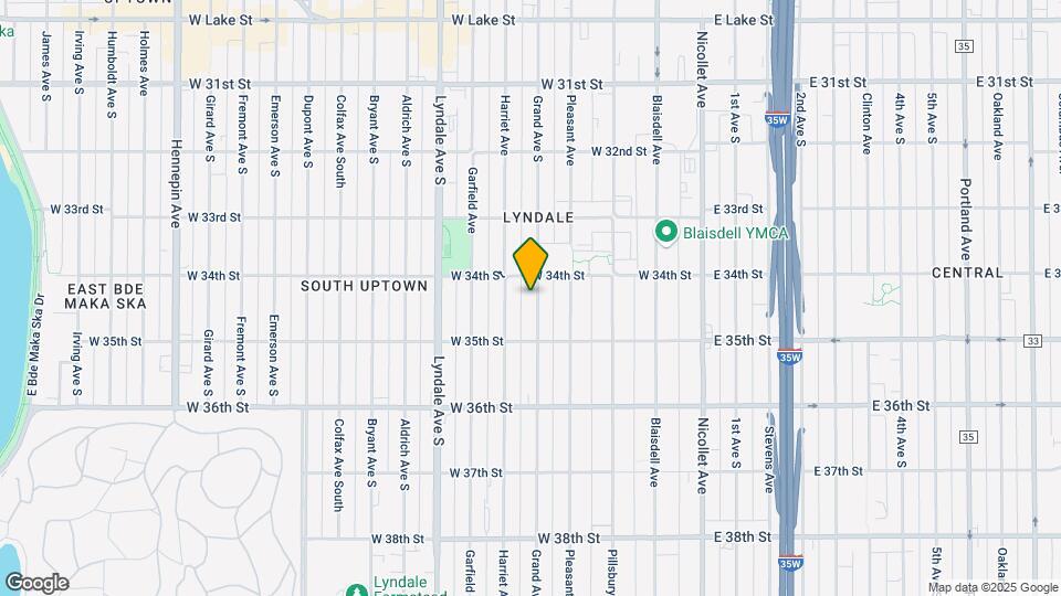 3414 Grand Ave S Map and Location Details