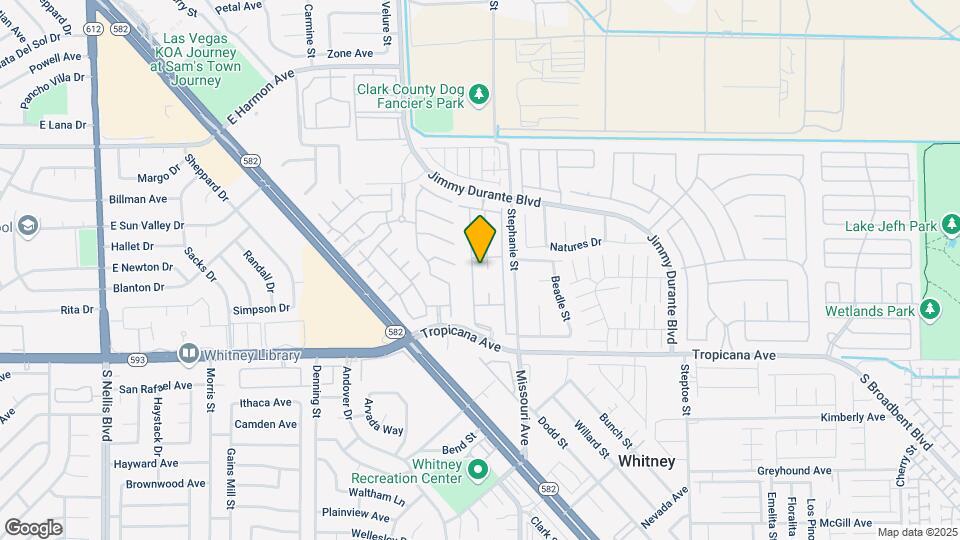 5710 E Tropicana Ave Map and Location Details