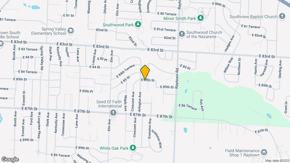 8500 Evanston Ave Map and Location Details