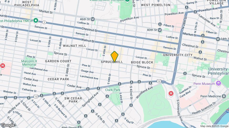 4320 Spruce St Mapa y Detalles de la Ubicación