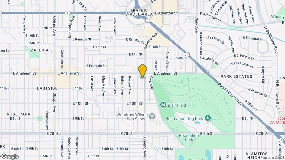 1203 Ximeno Ave Map and Location Details