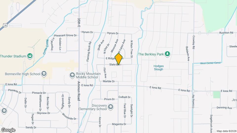 3840 Slate Dr Map and Location Details