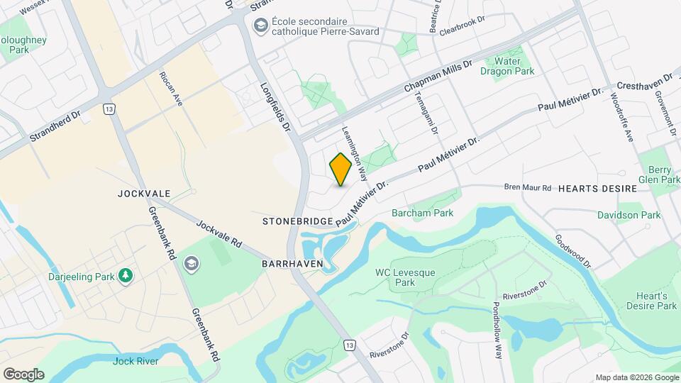 123 Garrity Crescent Map and Location Details