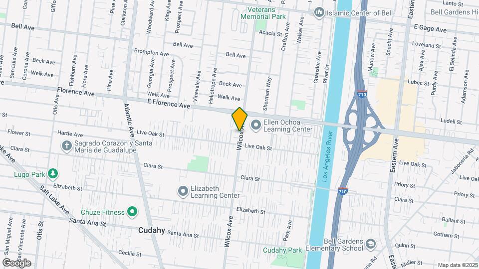 7315 Wilcox Ave Mapa y Detalles de la Ubicación