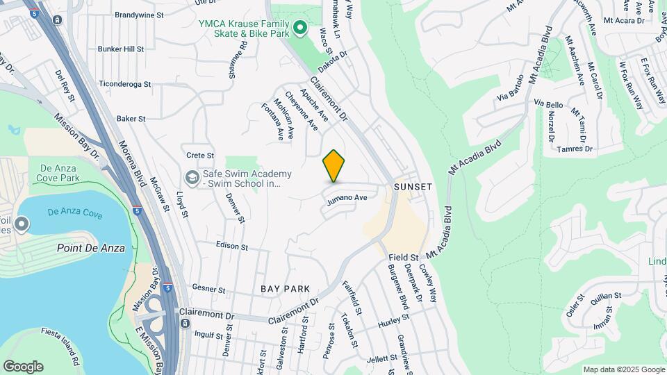 4725 Iroquois Ave Map and Location Details