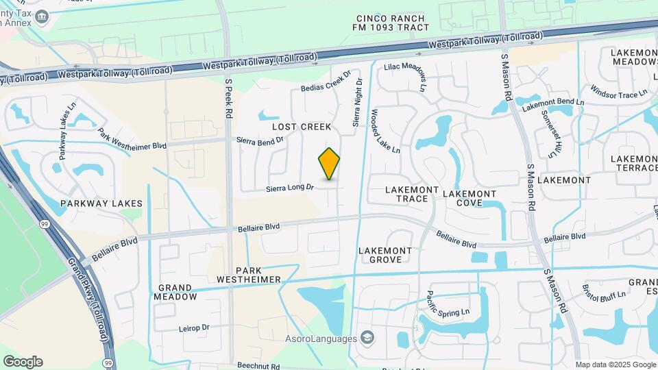 21510 Sierra Long Dr Map and Location Details