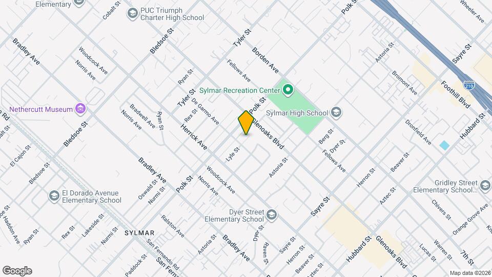 14533 Lyle St Map and Location Details