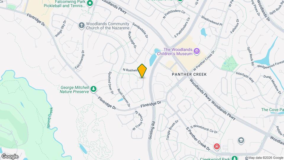 106 N Rushwing Cir Map and Location Details