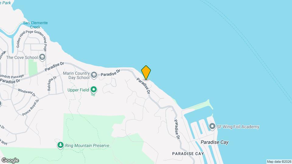 5002 Paradise Dr Map and Location Details