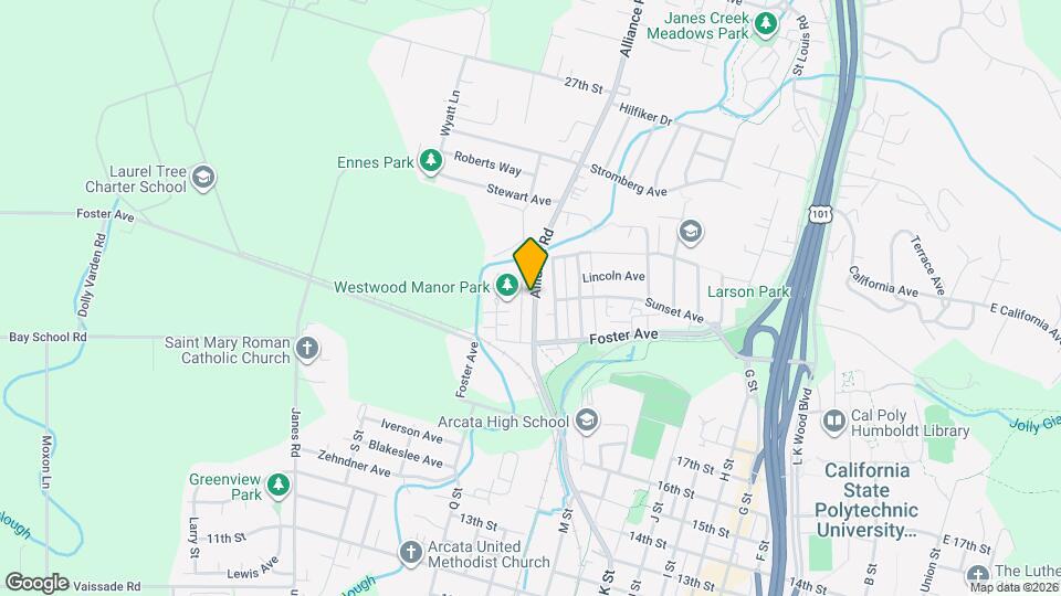 2184 Wisteria Way Map and Location Details