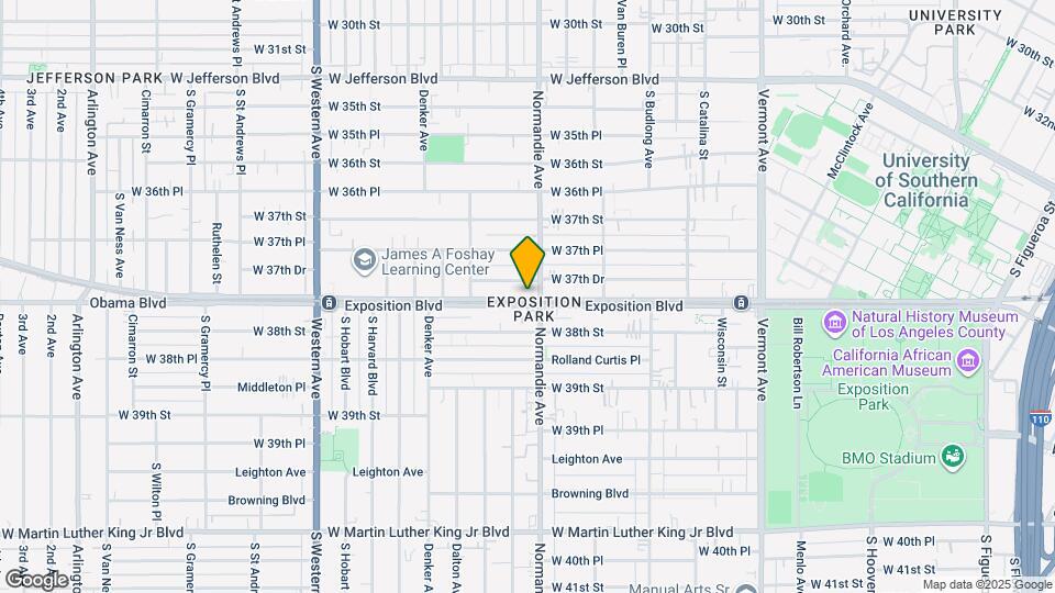 1311 Exposition Blvd, Unit Exposition Left Unit Map and Location Details