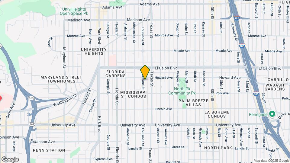 4177 Louisiana St Map and Location Details