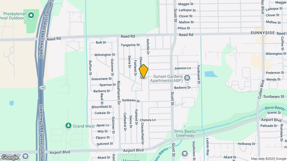 9529 Chesterfield Dr Map and Location Details