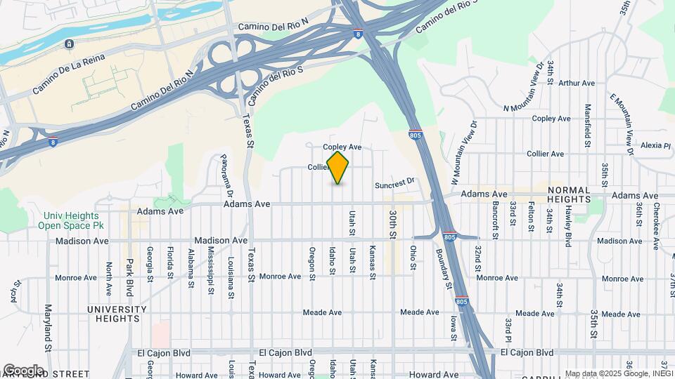 4735 Idaho St Map and Location Details