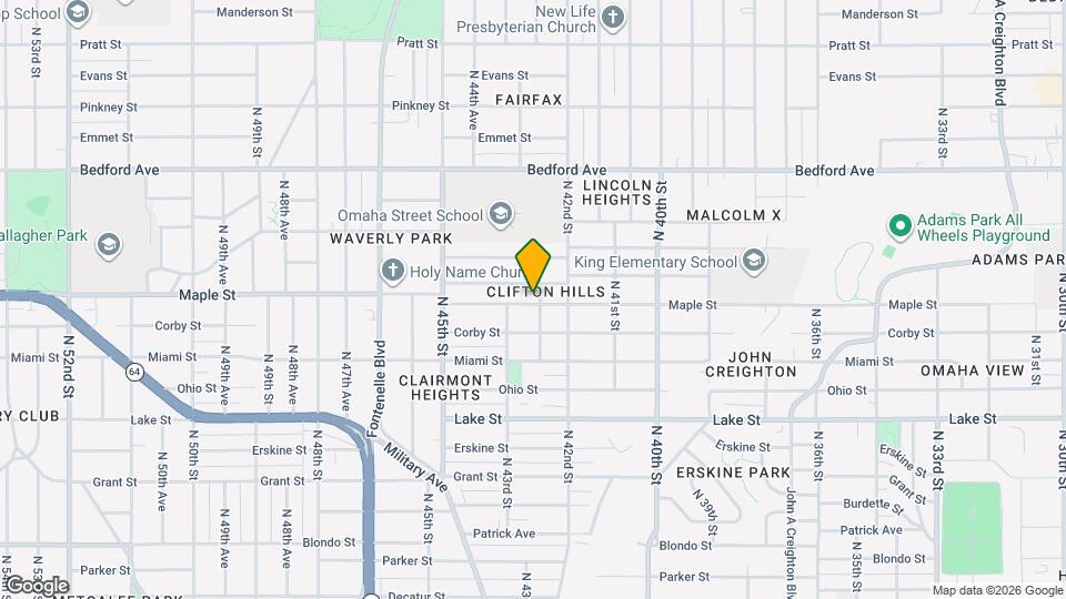 4252 Maple St Map and Location Details