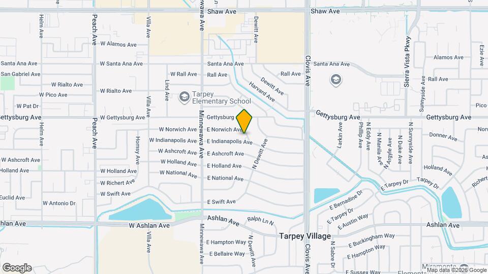 5477 E Indianapolis Ave Map and Location Details