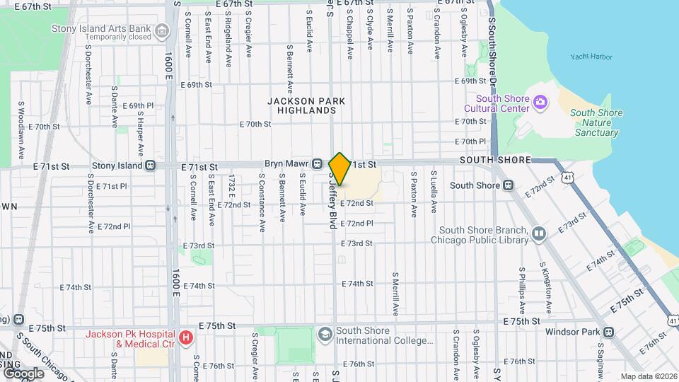 7147 S Jeffery Blvd Map and Location Details