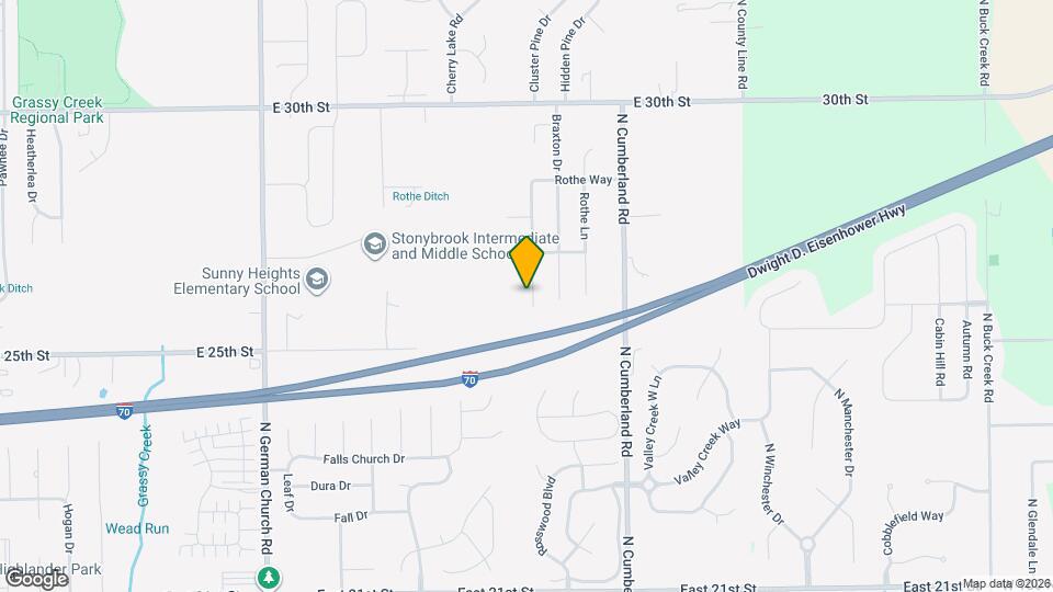 2604 Lullwater Ln Map and Location Details