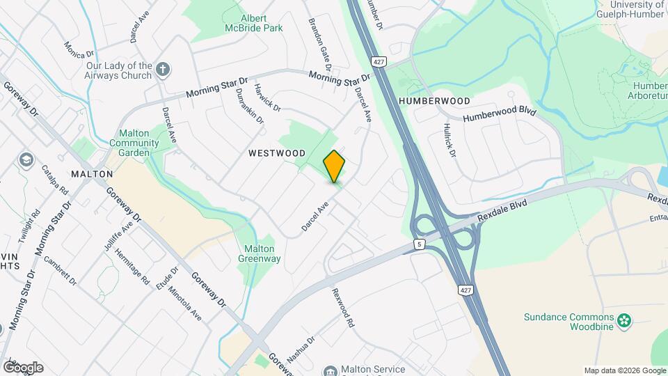 6949 Darcel Av Map and Location Details