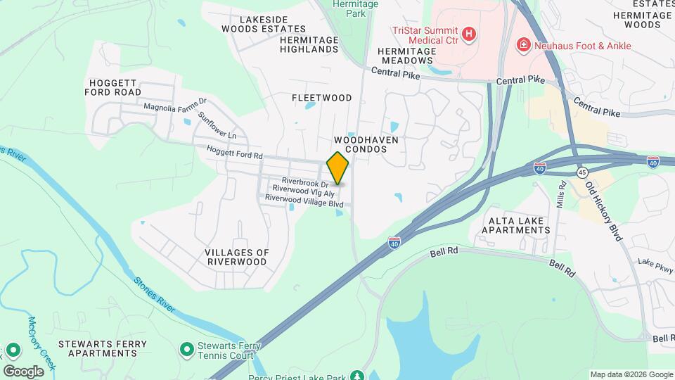 1438 Riverbrook Dr Map and Location Details