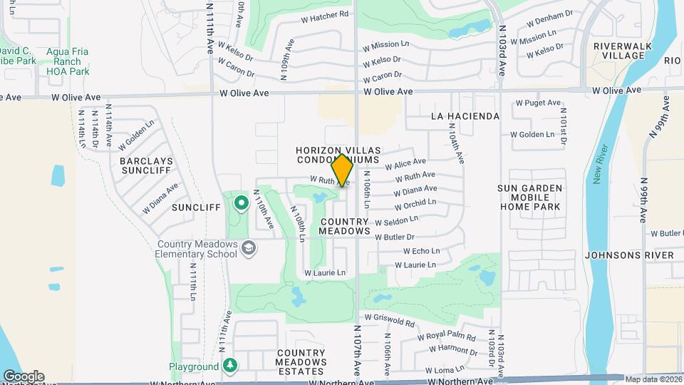 8664 N 107th Dr Map and Location Details