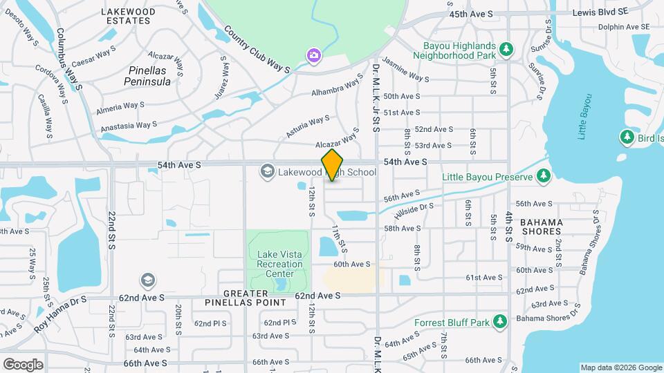 1081 55th Terrace S Mapa y Detalles de la Ubicación