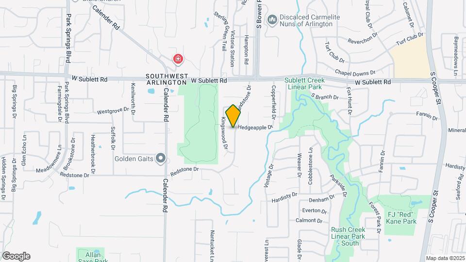 6202 Sandstone Dr Map and Location Details